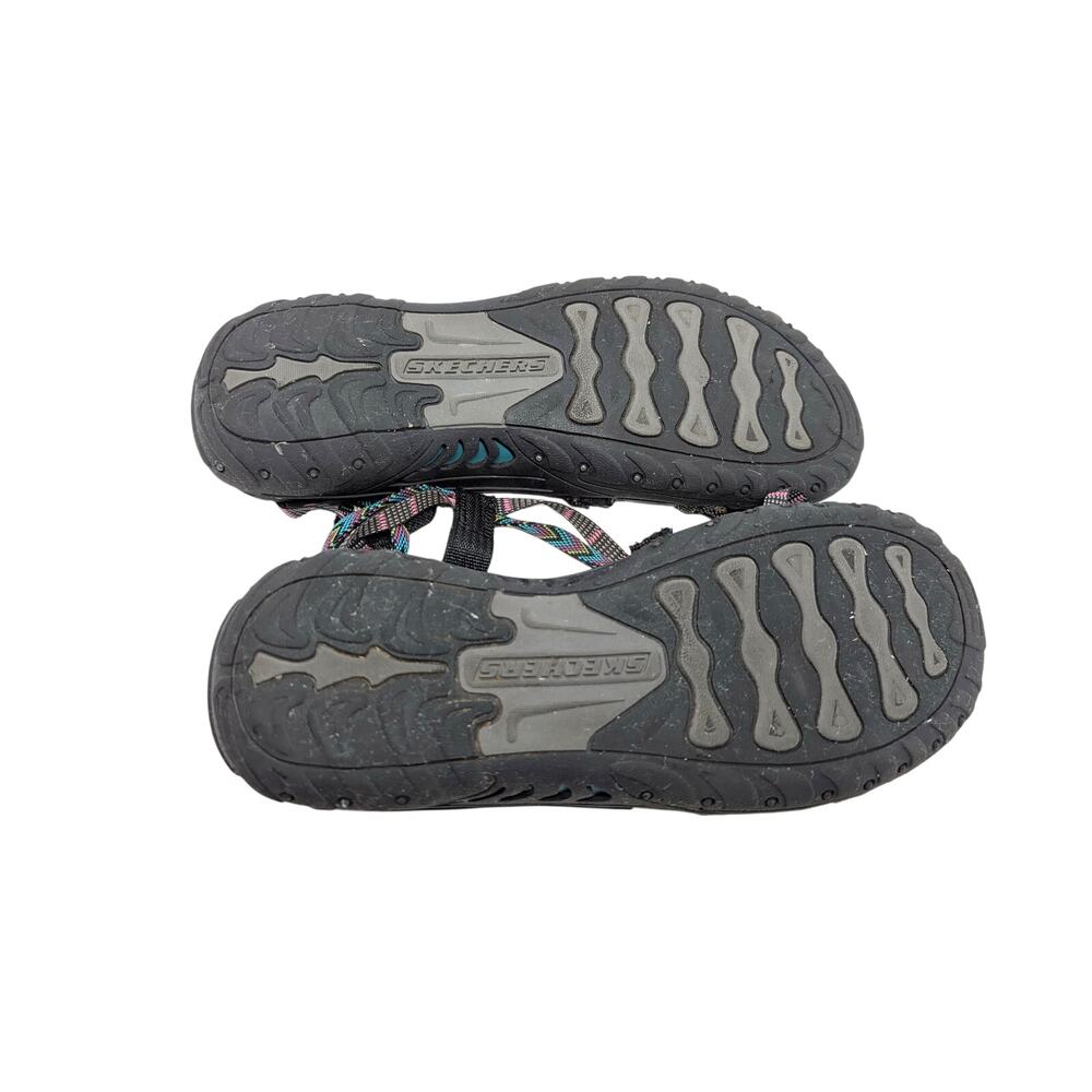 Skechers Reggae Islander Sandals Black Multi-Strap Toe Loop Slingback Size 8 - Picture 6 of 7